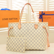 Cargar imagen en el visor de la galería, LV Neverfull Damier White - Müllner´s
