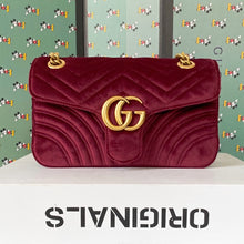 Load image into Gallery viewer, GG Suede Marmont small shoulder bag - Müllner´s
