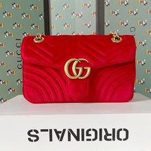 Load image into Gallery viewer, GG Suede Marmont small shoulder bag - Müllner´s
