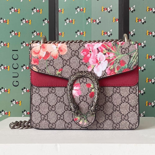 Dionysus medium Roses GG shoulder bag - Müllner´s