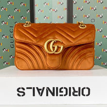 Load image into Gallery viewer, GG Suede Marmont small shoulder bag - Müllner´s
